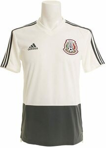 ★送料無料 adidas(アディダス) メキシコ代表 CONDIVO18 トレーニングジャージー半袖 Lサイズ CF0516 オフホワイト