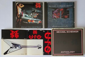 MICHAEL SCHENKER GROUP CD 3枚 MSG BUILT TO DESTROY BBC RADIO ONE LIVE IN CONCERT 1982 ANTHOLOGY UFO マイケル・シェンカー sticker