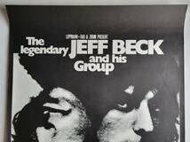 JEFF BECK ポスター 1972年 GERMANY TOUR 第二期 ジェフ ベック グループ ツアー LIVE POSTER コンサート GROUP ライヴ 公演 告知 PROMO_画像2