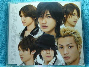 [CD]*KAT-TUN / DON*T U EVER STOP( первый раз ограничение запись 2) * с поясом оби 