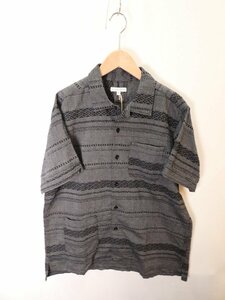  engineered garment Jaguar do open short sleeves shirt [M's(S)/4 ten thousand jpy / dark gray * black / new goods tag ]d3C0