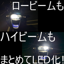 BMW R1200GS 検証済み57W LEDヘッドライト ハイ/ロービーム 2個セット 車検対応_画像3