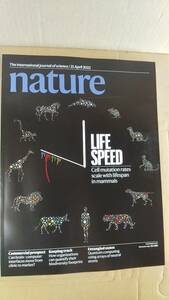 書籍/洋書、雑誌、科学　ネイチャー nature 2022年4月21日号 LIFE SPEED　中古　ネイチャー個人購読