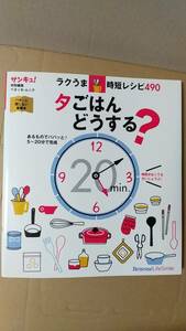 書籍/料理　サンキュ！特別編集 夕ごはんどうする？ラクうま時短レシピ490　2010年発行　ベネッセムック　中古