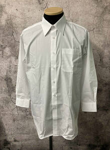 #53_1827 Бесплатная доставка [Roch/Aoki] Стабильная стабильная рубашка для бизнес-рубашки обычный цвет мужчин белый/сплошной L-78 размер