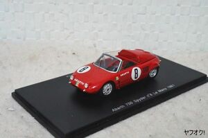 スパーク アバルト 700 Spyder n°8 LM 1961 1/43 ミニカー