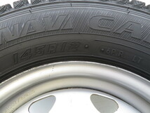 新品タイヤ 中古鉄ホイールセット 145R12 6PR LT 12インチ 12x3.50B 12HM 100/110/114.3 145/80R12 80/78N LT 相当 冬 a18222_画像7