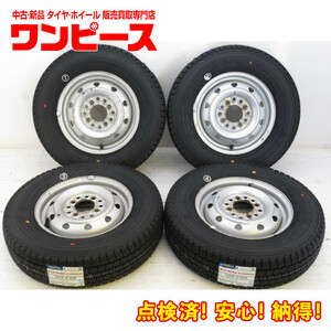 新品タイヤ 中古鉄ホイールセット 145R12 6PR LT 12インチ 12x3.50B 12HM 100/110/114.3 145/80R12 80/78N LT 相当 冬 a18264