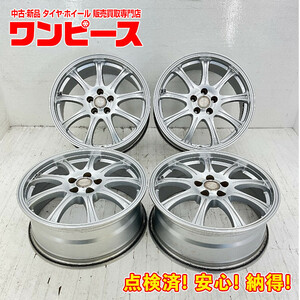 中古アルミホイール 4本セット 17×7J +48 5穴 PCD100 17インチ STRANGER c781