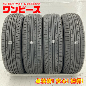 中古タイヤ 4本セット 175/65R14 82S ヨコハマ ECOS ES31 夏 サマー 175/65/14 キューブ/ノート/ヴィッツ b3057