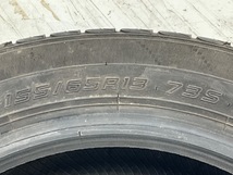 中古タイヤ 4本セット 155/65R13 73S ダンロップ ENASAVE EC204 夏 サマー 155/65/13ゼスト/アルト b3645_画像8