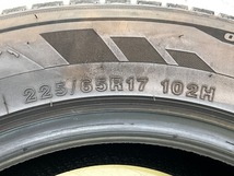 中古タイヤ 4本セット 225/65R17 102H ジーテックス WH100 SUV 冬 スタッドレス 225/65/17 ハリアー b3723_画像8