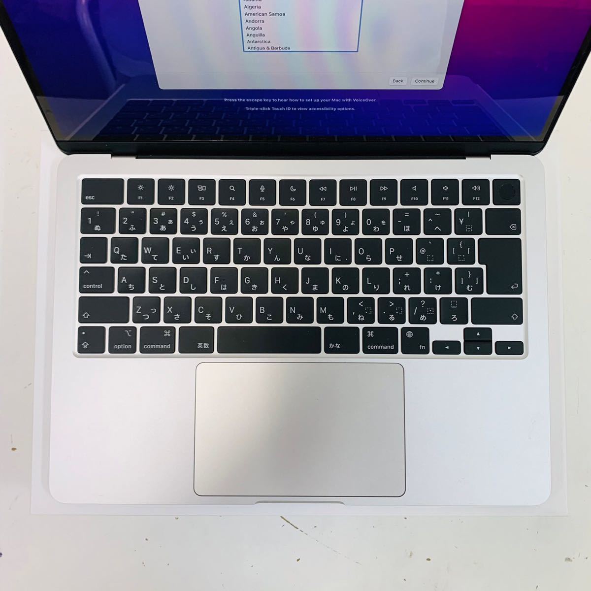Apple Macbook air M2 16GB 512GB 限定保証2023/12/17 充放電9回NN4413