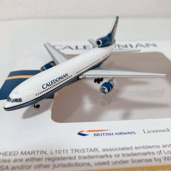 カレドニアン航空 ロッキード L-1011 トライスター 1/500 ダイキャストモデル 【CALEDONIAN Airways】ブリティッシュ エアウェイズ