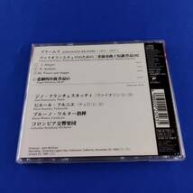 1SC11 CD ブルーノ・ワルター コロンビア交響楽団 ブラームス ヴァイオリンとチェロのための二重協奏曲 悲劇的序曲_画像2