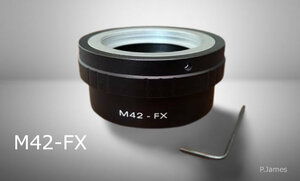 【新品】M42レンズ- FXマウント ボディ カメラマウントアダプター / M42-FX / 送料無料
