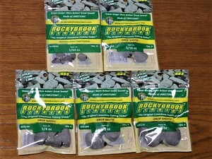 ロッキーブロックシンカー 1/64oz～1/2oz【５パックセット】