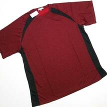 新品 未開封 ★大きいサイズ／メンズX1(3L～4L)★ サカゼン ドライストレッチ 上下セットアップ 半袖シャツ Tシャツ ハーフパンツ 赤_画像3