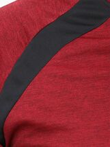 新品 未開封 ★大きいサイズ／メンズX1(3L～4L)★ サカゼン ドライストレッチ 上下セットアップ 半袖シャツ Tシャツ ハーフパンツ 赤_画像10