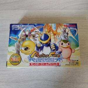 ●ソフト無し　美品！　GBA　モンスターファームアドバンス　　箱説のみ　　何本でも同梱可能●