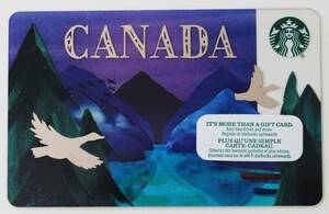 北米スターバックスカード 2016カナダ限定 スタバカード 海外 地域限定 カナダガン カナダグース
