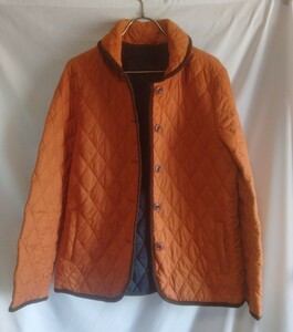 トリプルアローズ　キルティングジャケット　オレンジ　良品　Lサイズ