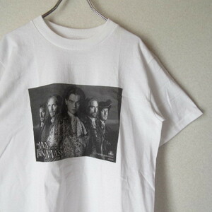 ○未使用品 希少 デッドストック 90s The Man in the Iron Mask◆USA製 1998 仮面の男 映画 Tシャツ ディカプリオ◆ホワイト Sサイズ