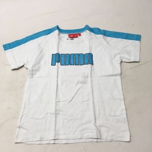  free shipping *PUMA Puma * short sleeves T-shirt tops * child Kids 130 Junior #50807sNj99