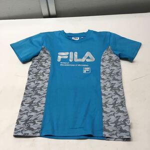  бесплатная доставка *FILA filler * короткий рукав футболка tops * Junior 160 ребенок Kids #50814sj162