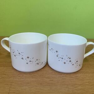 4℃ ヨンドシー マグカップ ペア 星 Fine Bone China Made in Japan