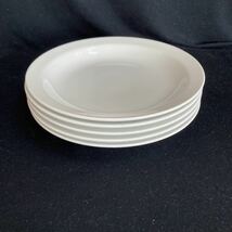 ◆◇◆　《　ブランド食器　》　Noritake/ノリタケ　TOUGHMATE【　中皿５枚　】　白　20cm　◆◇◆ _画像2