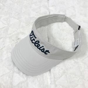 ゴルフ　Titleist タイトリスト　サンバイザー フリーサイズ クリームベージュ　極美品