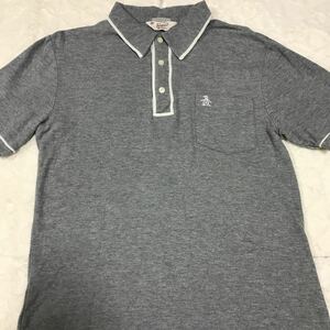  Golf polo-shirt men's Munsingwear wear gray size L
