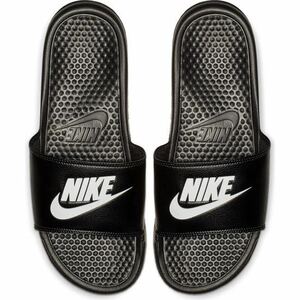 NIKE Nike benasi скользящий сандалии 343880-090 черный белый 29cm