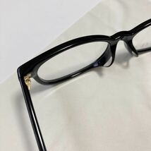 ★GUCCI グッチ 眼鏡 メガネ 度無し 52□17-140 GG0095OJ 中古美品 黒縁 蜂 インターロッキング【鑑定済み 本物保証 】_画像4