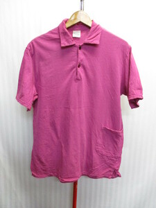 キャピタル　ポロシャツ　メンズ３　ピンクシャツ　半袖シャツ　半袖カットソー　08032