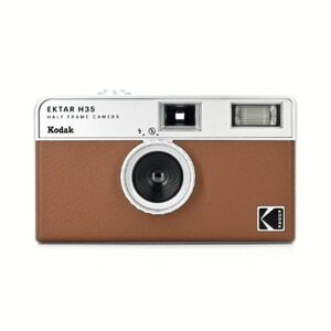 【新品未開封】コダック｜Kodakハーフサイズフィルムカメラ EKTAR H35 Half Frame Camera ブラウン