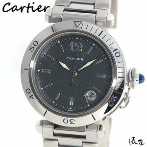 [ Cartier ] Pacha 38mm rare model self-winding watch OH ending ultimate beautiful goods men's clock Cartier Pasha. shop 