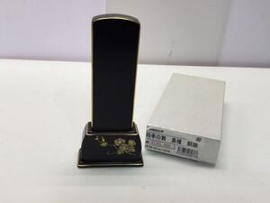 * new goods * Aizu lacqering memorial tablet four season. Mai ebony morning face 4 size karaki purity regular price 30,000 Buddhist altar fittings supplies modern 