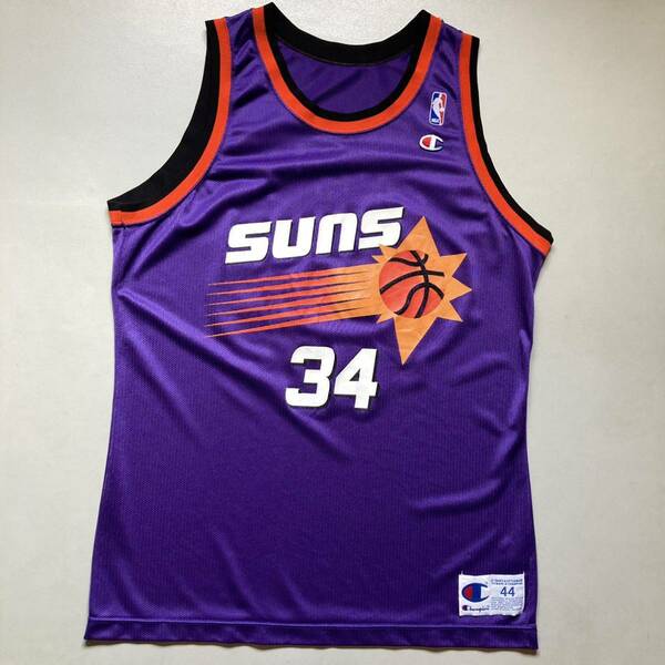 NBA game shirt PHOENIX SUNS 34 Barkley バスケットボール　ユニフォーム　ゲームシャツ USA製 アメリカ製 Champion チャンピオン