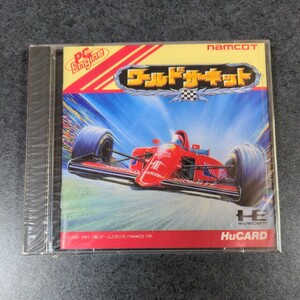 未開封新品　デッドストック品　PCエンジン　Hu card ワールドサーキット　ナムコ 