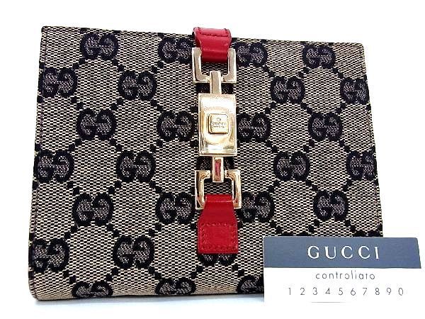 Yahoo!オークション -「gucci グッチ ggキャンバス二つ折り財布