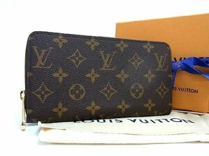 ■新品■未使用■ LOUIS VUITTON ルイヴィトン M42616 モノグラム ジッピーウォレット ラウンドファスナー 長財布 ブラウン系 AN9411