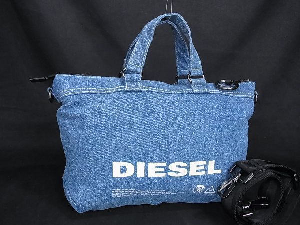 00s DIESEL ディーゼル アーカイブ 三日月 テック バッグ デニム