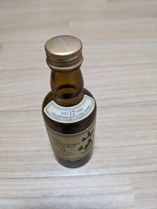 山崎12年 ミニチュアボトル50ml ×1本　開封済空ビン 