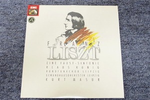 LPレコード クラシック FRANZ LISZT Eine Faust-Sinfonie KURT MASUR 29 0732 1 独盤　EMI