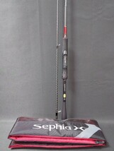 8`4 中古美品 SHIMANO シマノ Sephia XR セフィア エックスアール S86M 保証書・収納袋付属_画像1