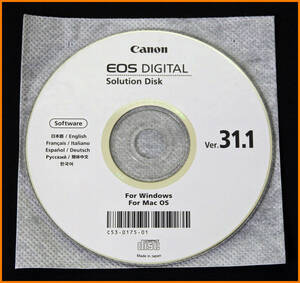 【送料無料】ソフト★キャノン EOS DIGITAL Solution Disk（Ver.31.1）