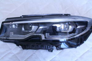 美品！ BMW 3シリーズ G20 G21 前期 左ヘッドライト LED 63118496157 純正 中古