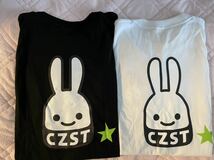 【2着セット★白×黒】 新品未使用タグ付き￥9900 ★キューン★CUNE★CZST S/S Tee★半袖Tシャツ★ユニセックスSサイズ_画像1